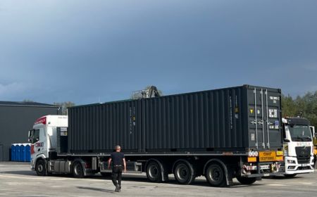 Container maritime premier voyage, d'occasion - Euro Mat Équipement