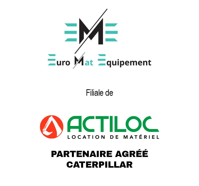 Location de matériel BTP - Actiloc partenaire Caterpillar 6 sites
