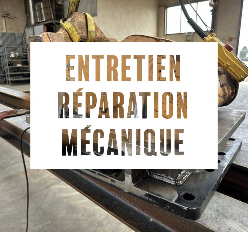 Entretien et réparation mécanique d'engins TP - atelier Euro Mat